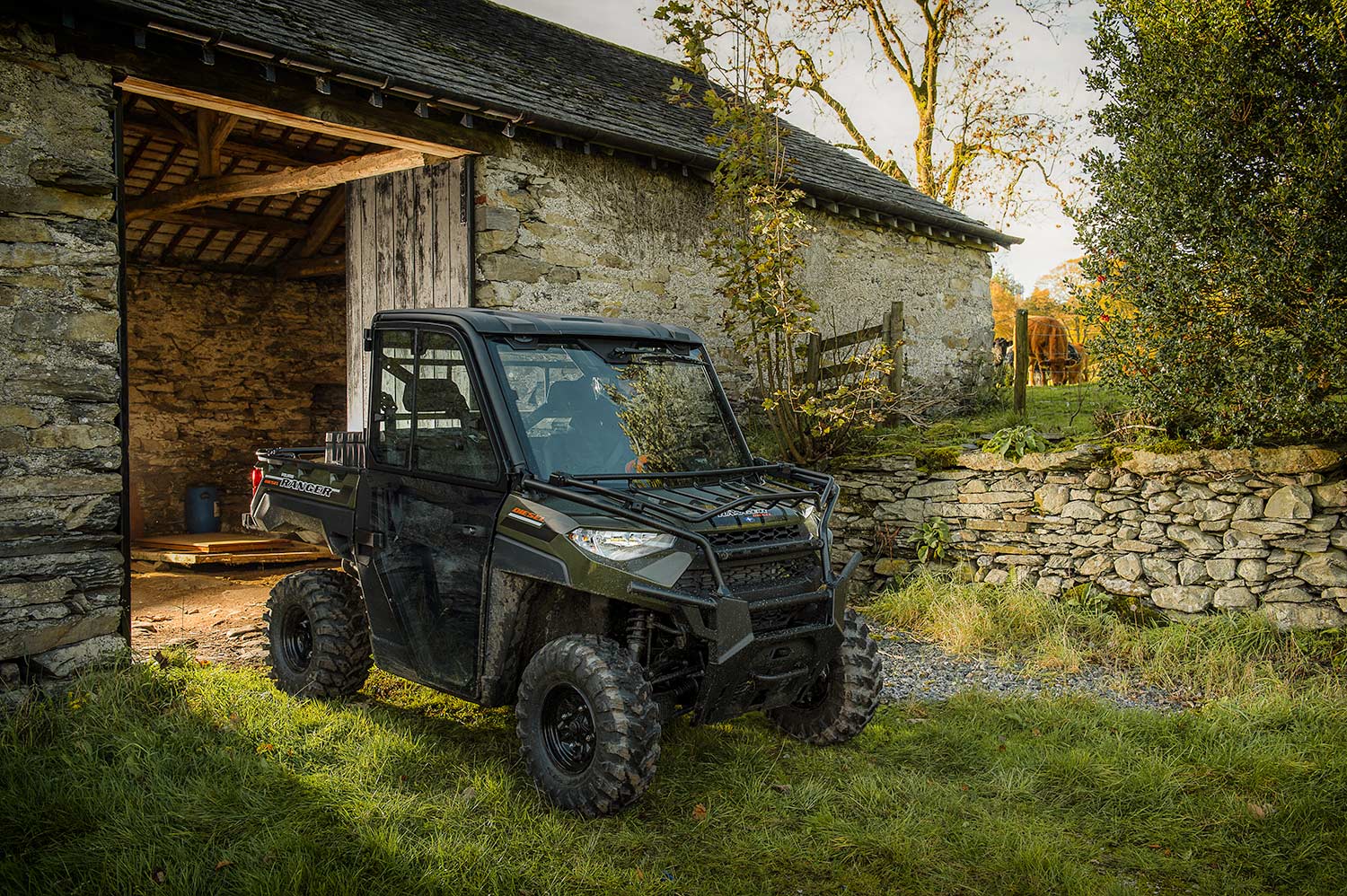 Le Polaris Ranger est un modèle utilitaire, notamment pour les exploitations agricoles